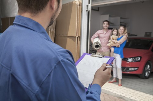 Local movers handling a residential relocation in London