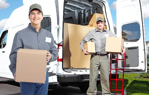 Man with a van helping with flat and office transport in London