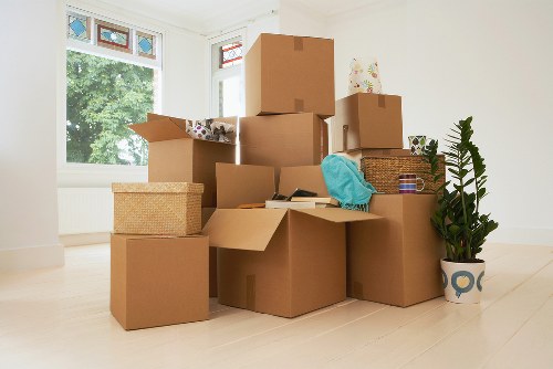 Commercial movers handling office furniture in London