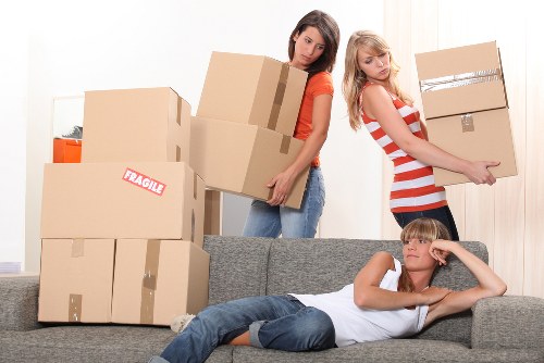 Loading furniture for a local London move